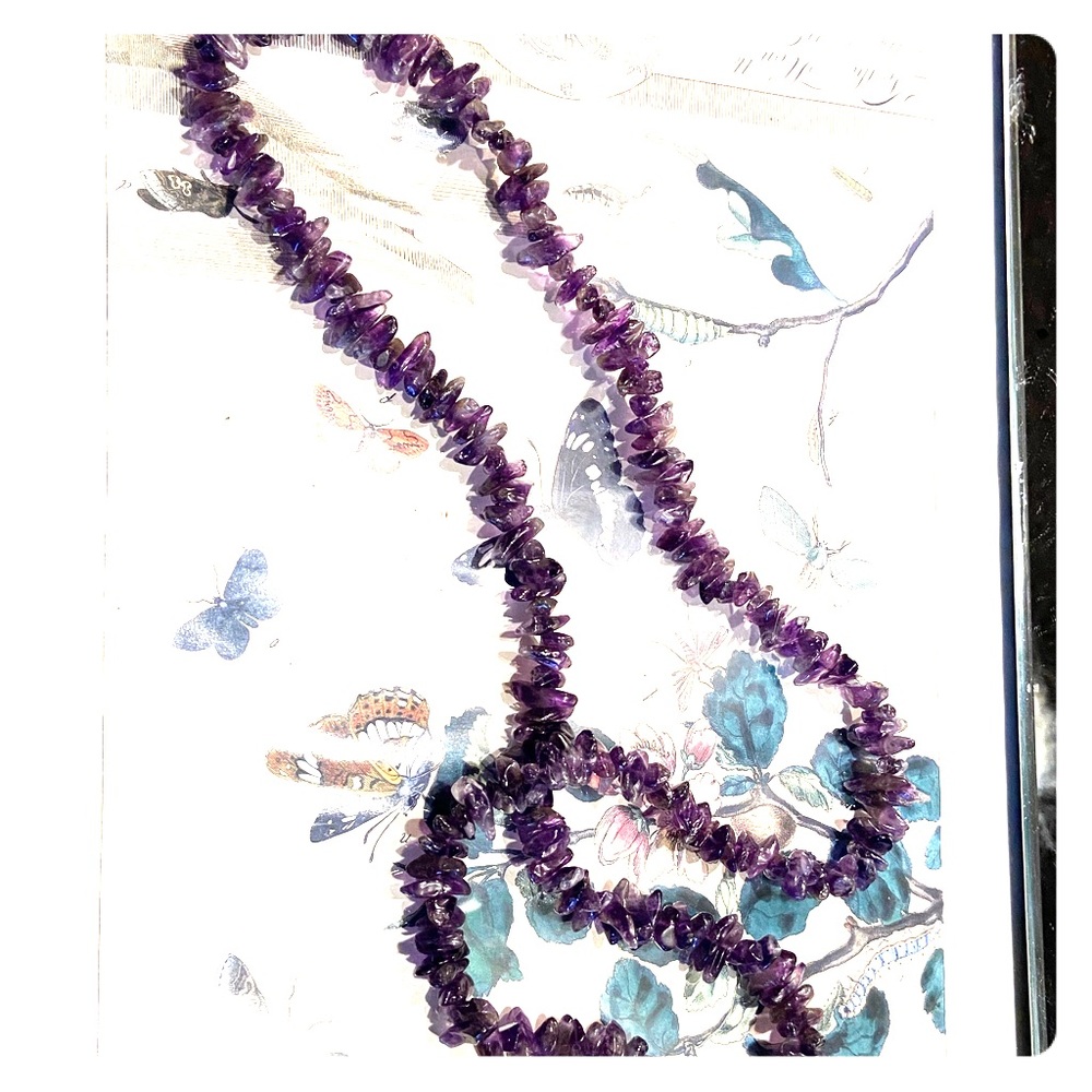 Beautiful amethyst necklace